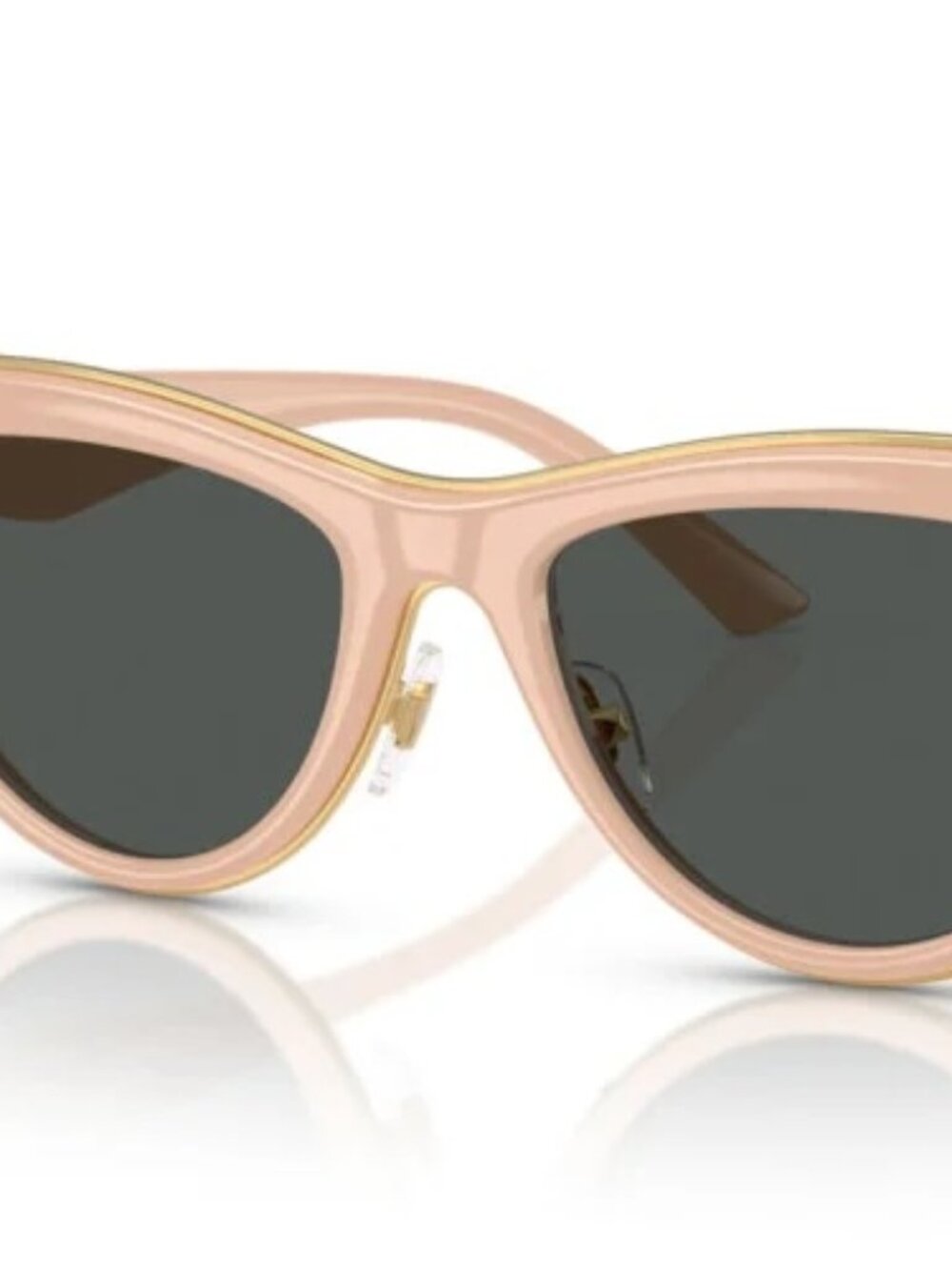 NEW VERSACE VE2273 549487 NUDE DARK GREY SUNGLASSES 52-17-145 AUTHENTIC - Picture 2 of 6